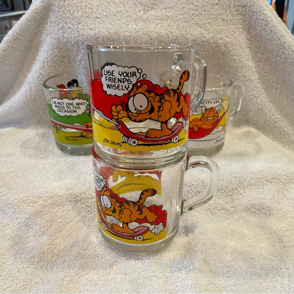 McDonald’s Garfield Mugs 1987